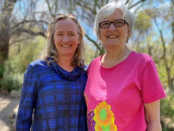 Nan and Catherine