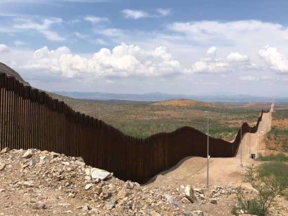 The U.S.-Mexico border wall