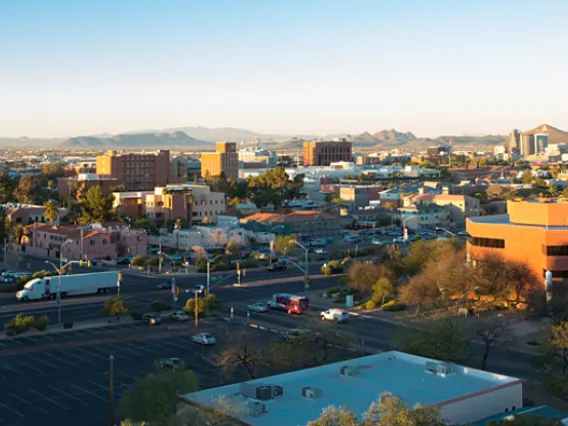 Arial view of Campus