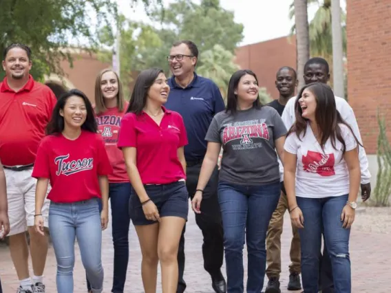 smiling students