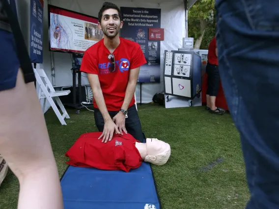 CPR training