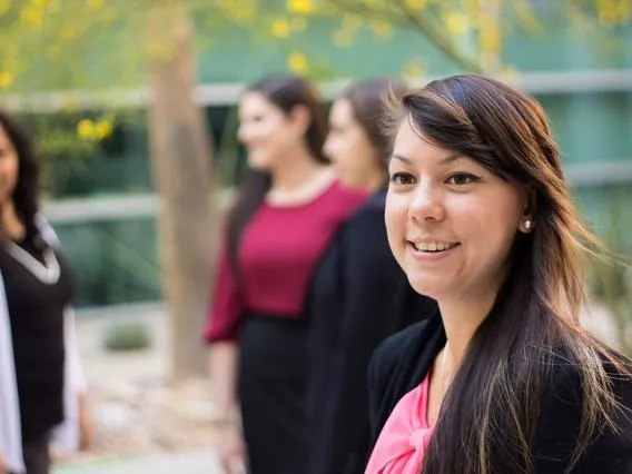 smiling student