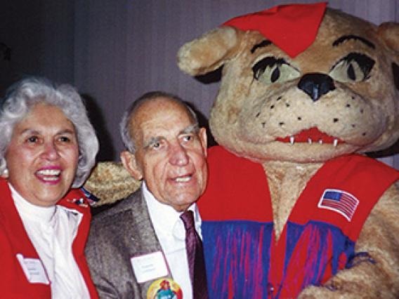 Stella and Swede Johnson with Wilma