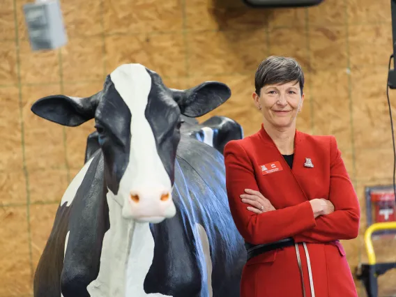 A photograph of Dean Julie Funk