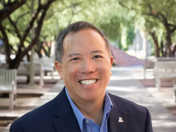 A photograph of Elliott Cheu, the Interim Senior Vice President