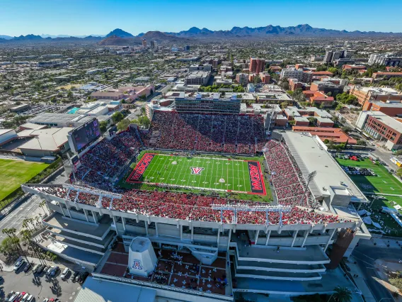 Arizona Stadium packed with fans