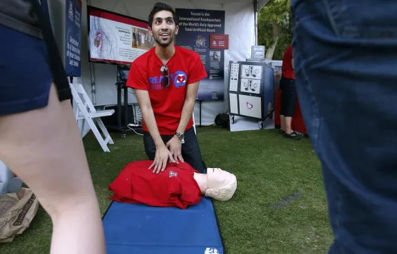 CPR training