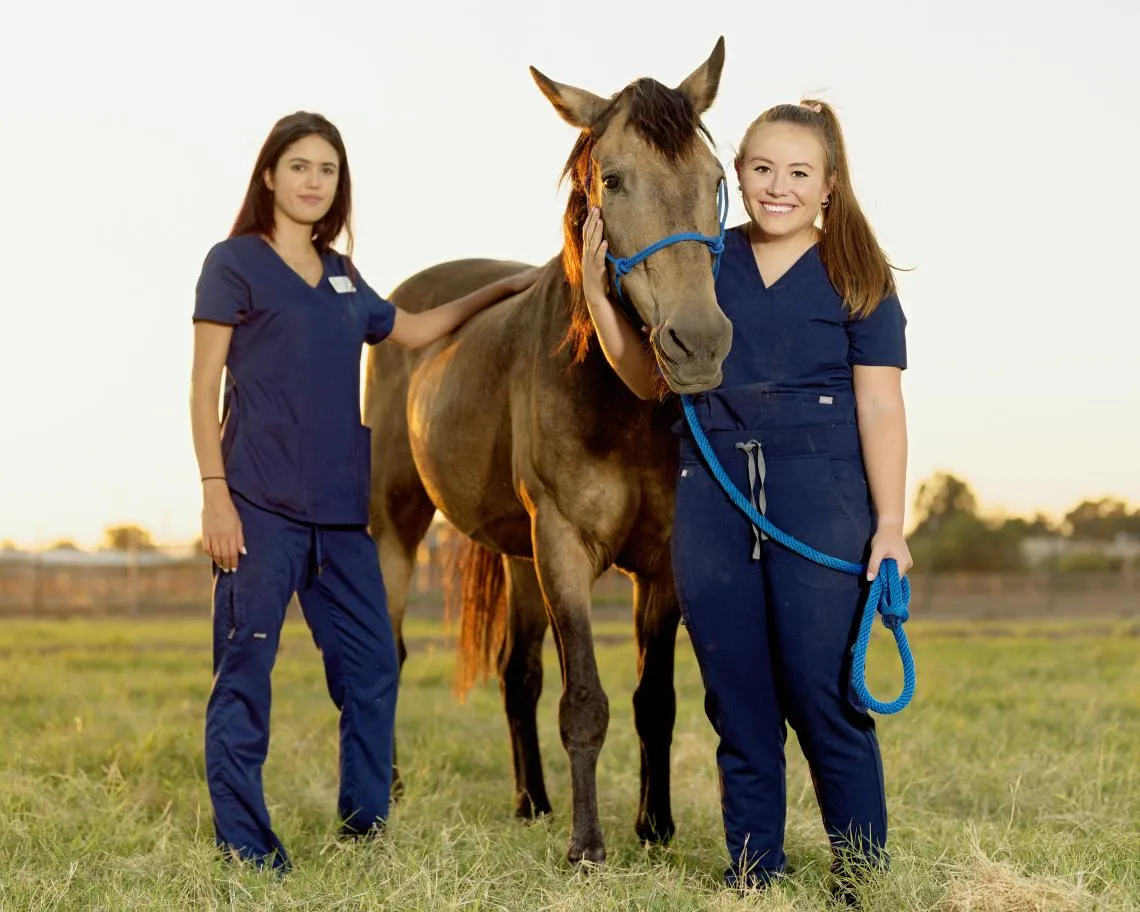 Nash family with a horse