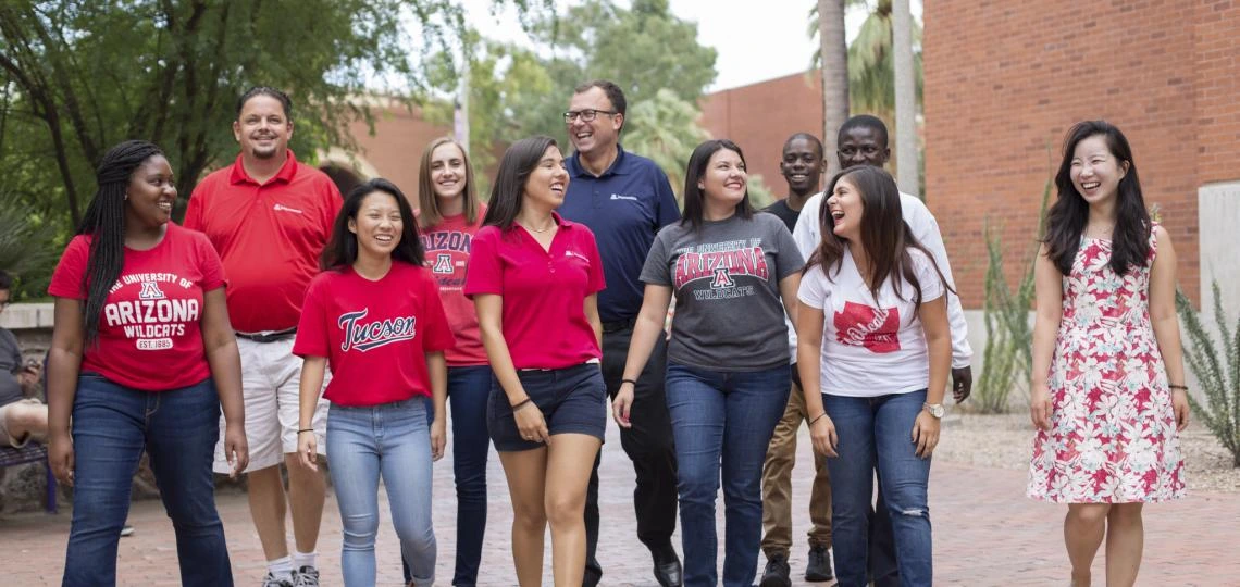 smiling students