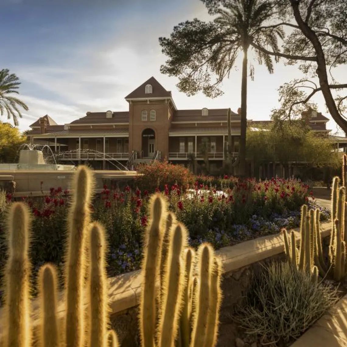 old main at sunrise