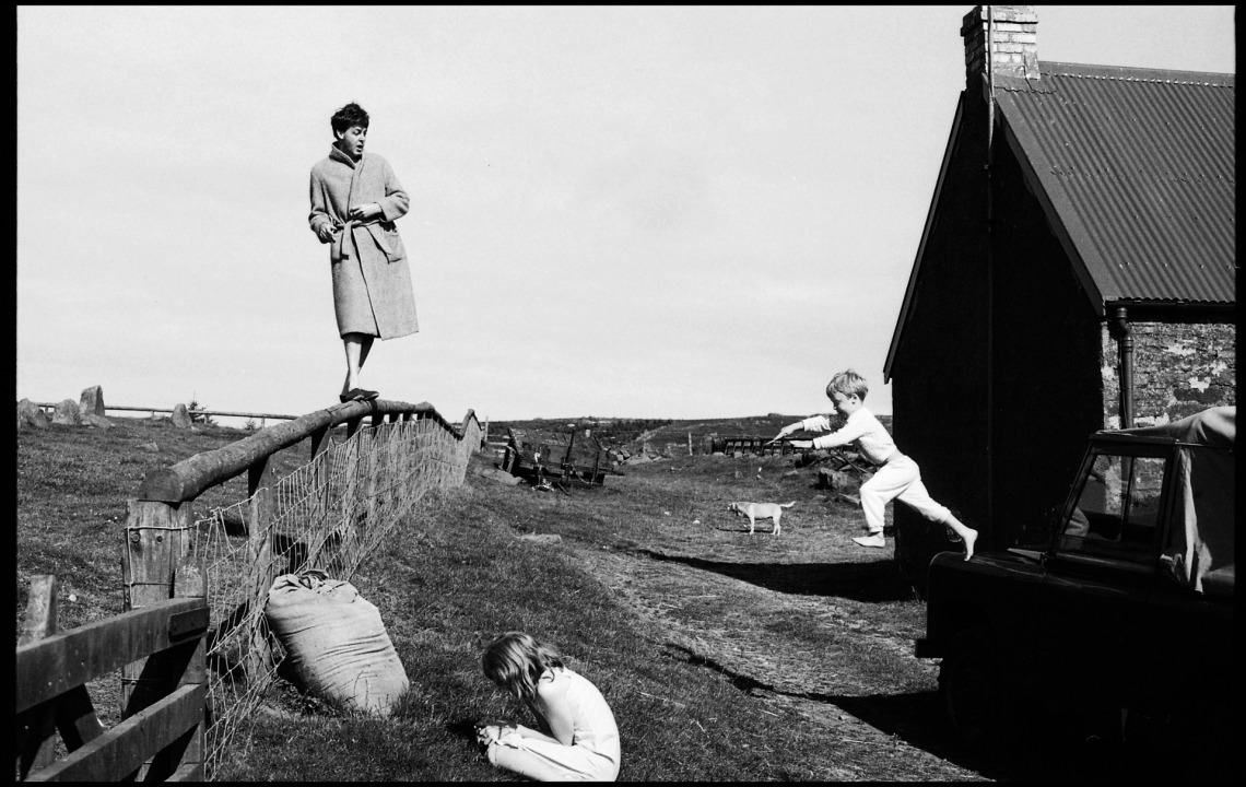 "Paul, Stella and James." Scotland, 1982. Photographer: Linda McCartney