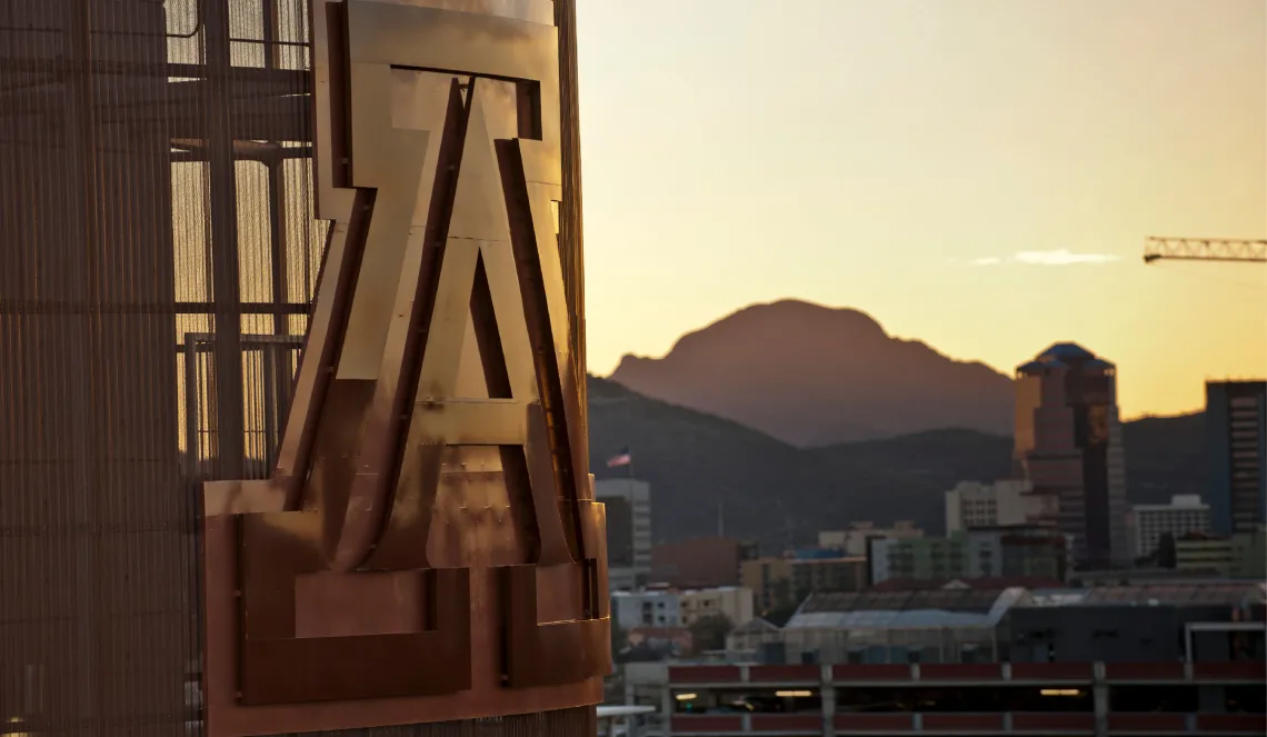 Exterior of University of Arizona buildling