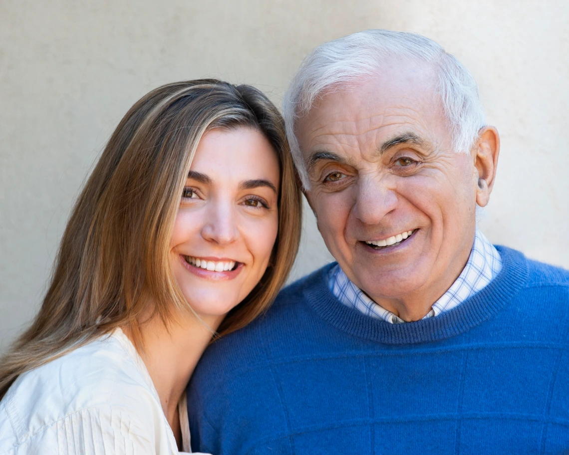 Marianne Cracchiolo Mago and her father Dan Cracchiolo