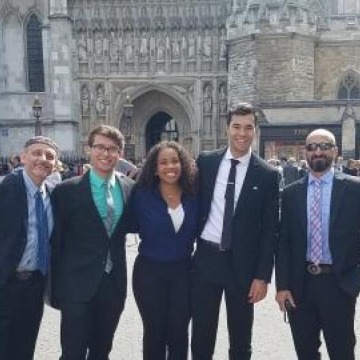 UA Professors at Westminster Abbey