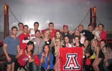 Photo from a Northern California BayCats alumni chapter event, which Vince is an active part of.